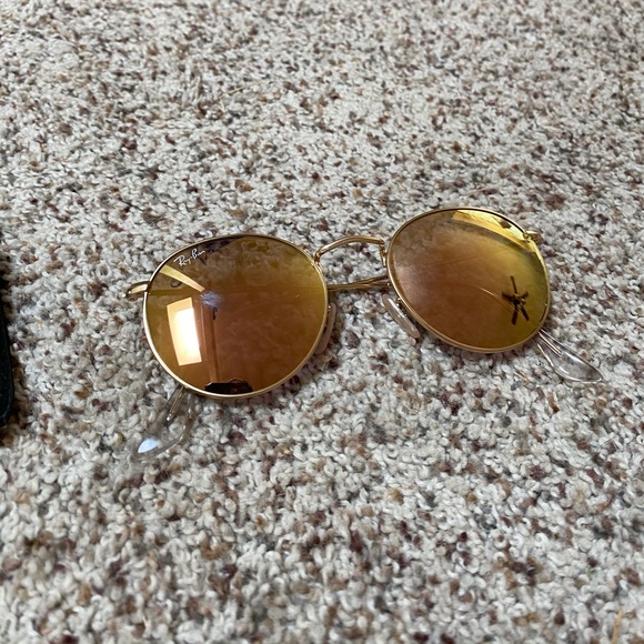 Ray-Ban Accessories - Ray Ban 3447 Round Metal pink/gold mirrored